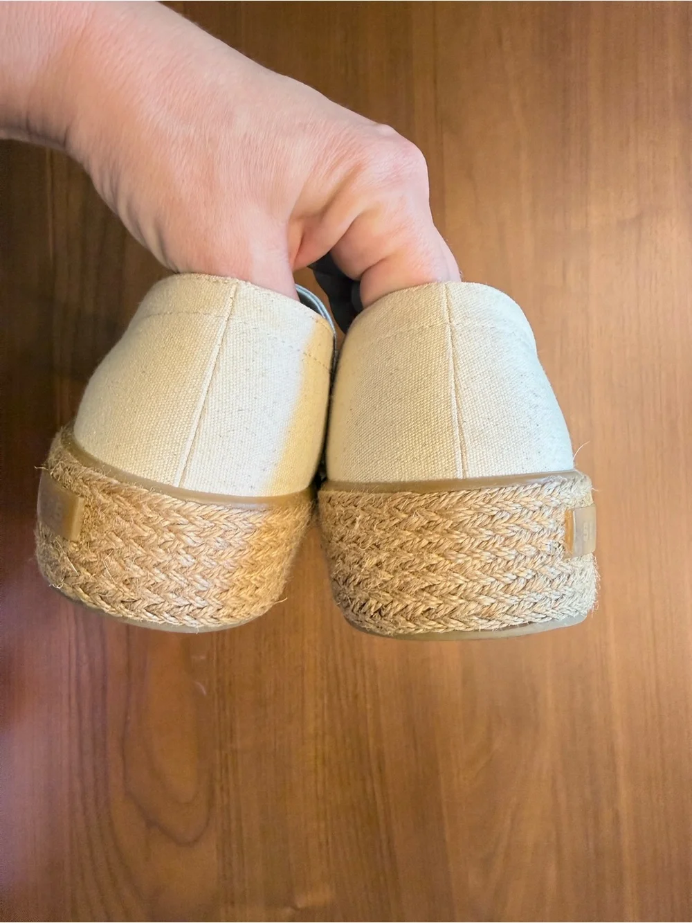 Seavees Oceanside High Espadrille Platform Slip-on Cream Womens 8.5